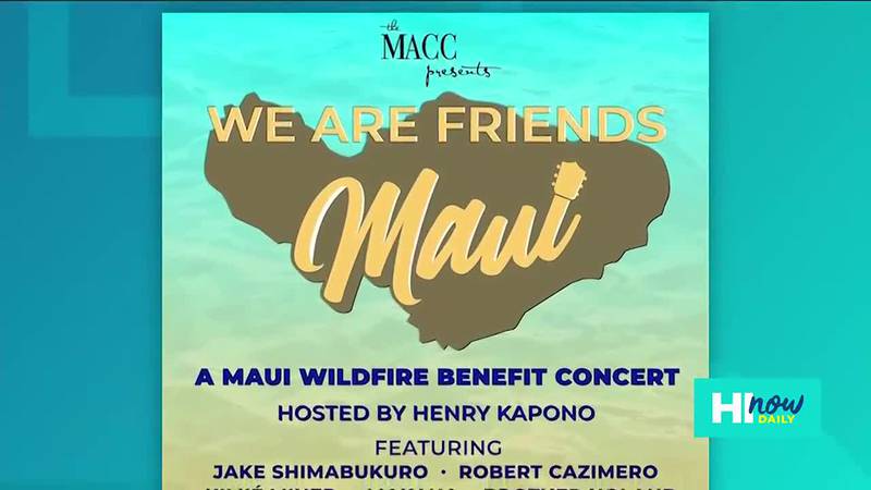 We Are Friends Maui Benefit Concert to feature all-star lineup