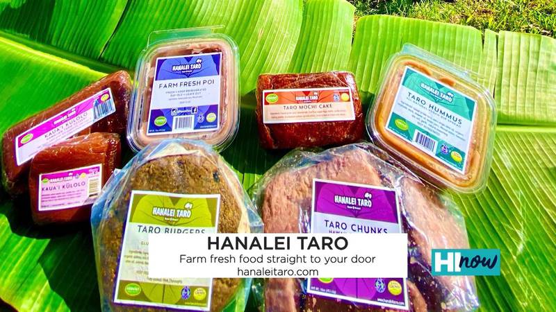 Order farm fresh food straight to your door with Hanalei Taro on Kauai