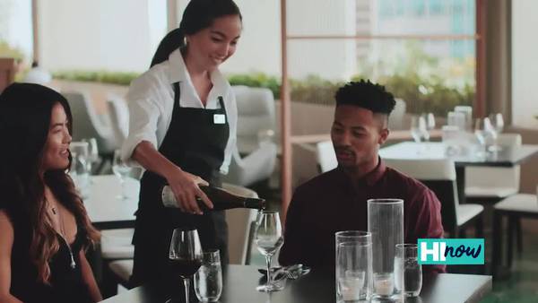 Experience a sunset dining experience with French inspired cuisine at La Vie Waikiki