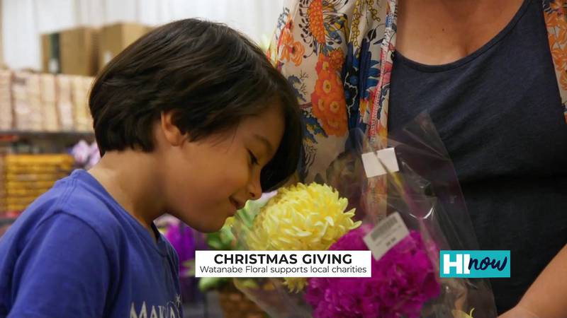 Christmas is a time for giving for Watanabe Floral Ohana