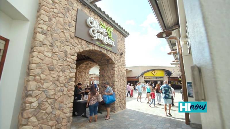 Enjoy your Olive Garden favorites now at Ala Moana Center