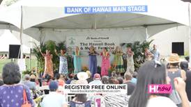 Take part in all the wonderful offerings of the Hawaii Book and Music Festival