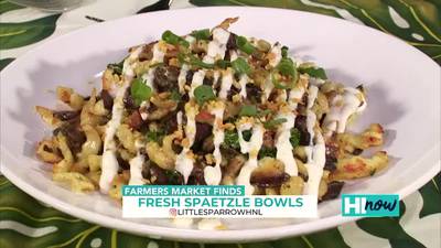 Enjoy a fresh spaetzle bowl from Little Sparrow