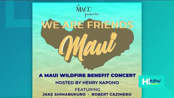 We Are Friends Maui Benefit Concert to feature all-star lineup